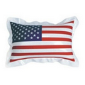 Inflatable Solid One Sided U.S.A. Flag Pillow (11")